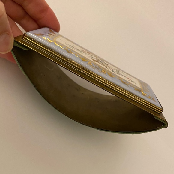 1930’s Vintage Amogee Hand Painted French Porcelain Desk Set by Carlin Comforts - Picture 7 of 16